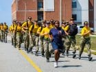 Navy OCS indoctrination Outpost and seabag drill, Week 1