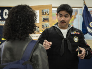 officer recruiter transfer — U.S. Navy photo (DVIDS)