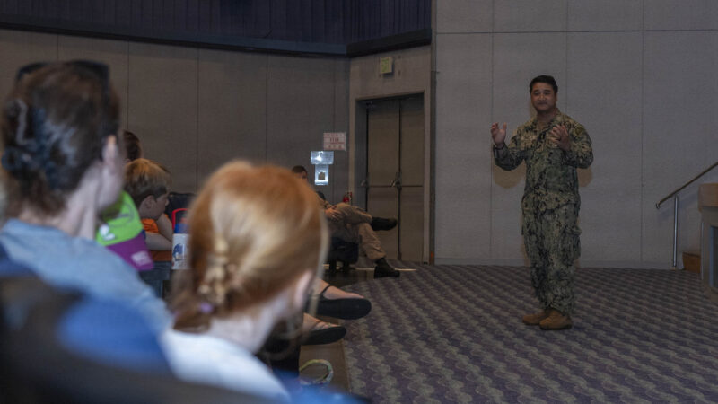 bah documents basic training — U.S. Navy photo (DVIDS)