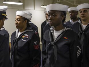 Dress Blues Inspection
