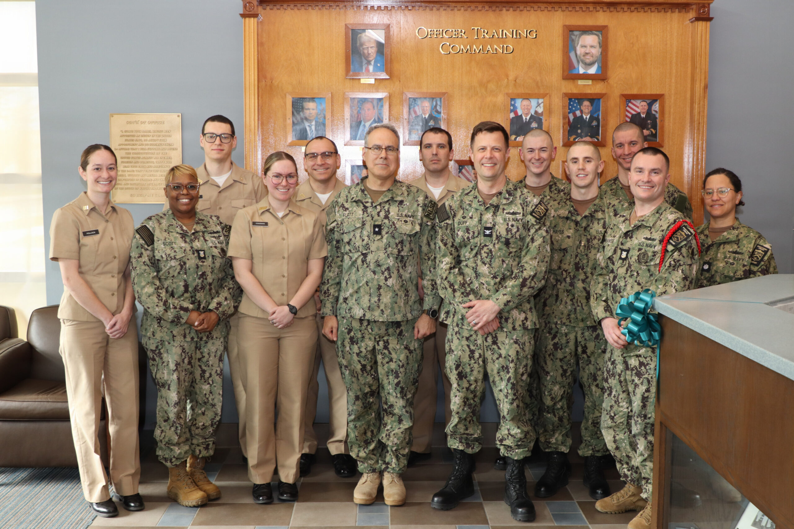 Officer candidates at Navy OCS