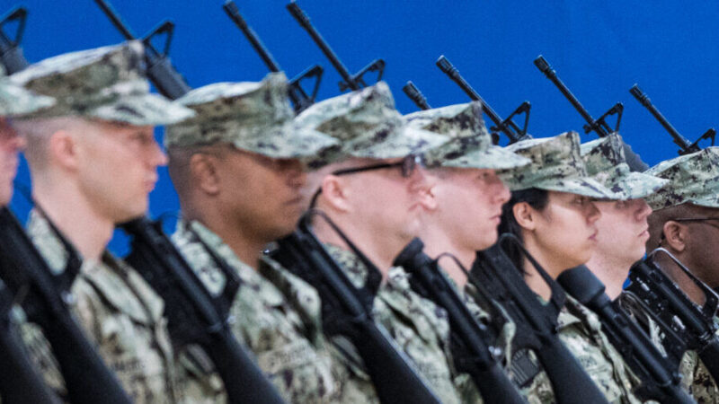 Staff Sgt. Jordan G. Kinal, Marine Corps Drill Instructor assigned to Officer Training Command, Newport (OTCN), Rhode Island