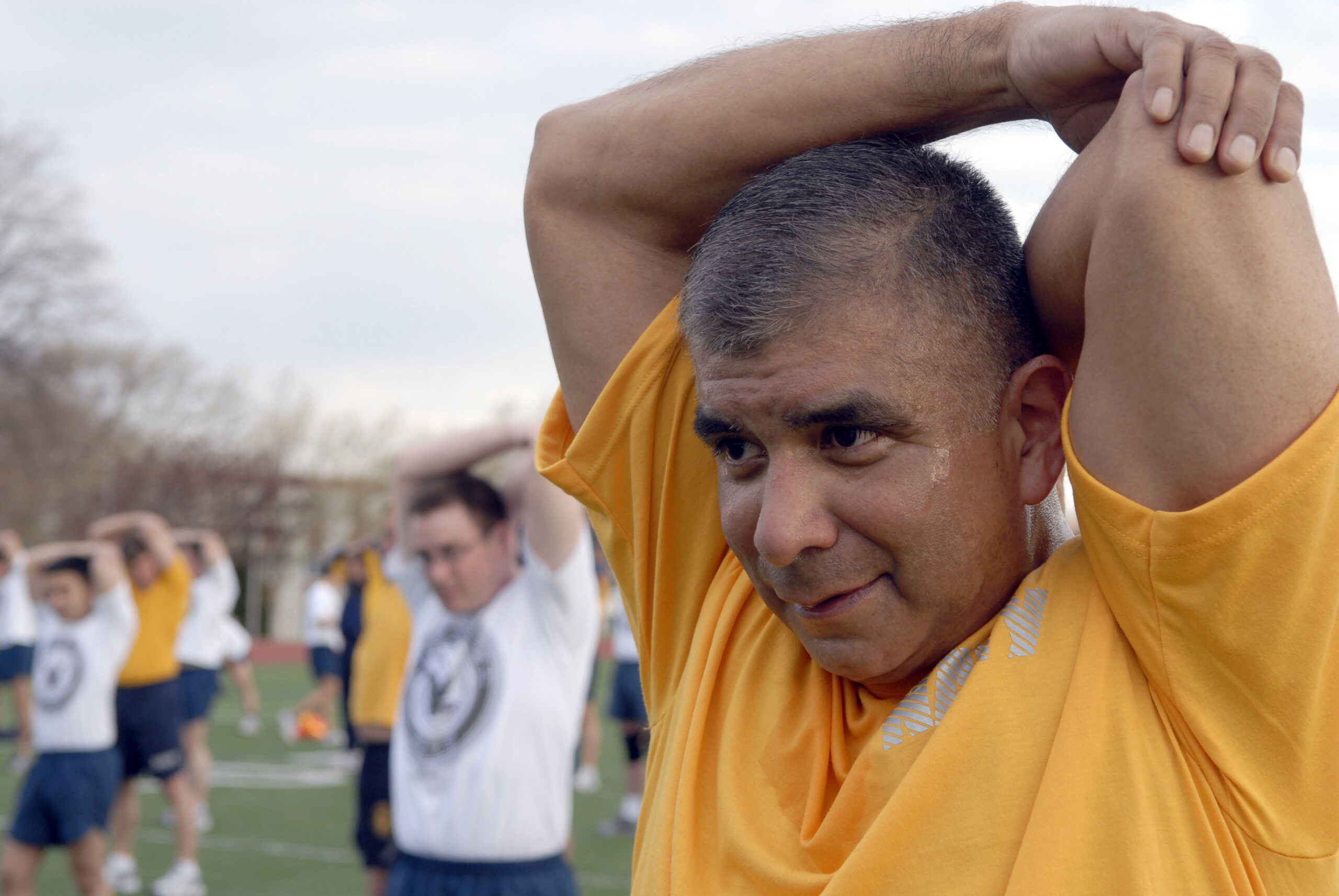 Top Navy enlisted makes Secretary of the Navy a master chief, tries new physical training gear