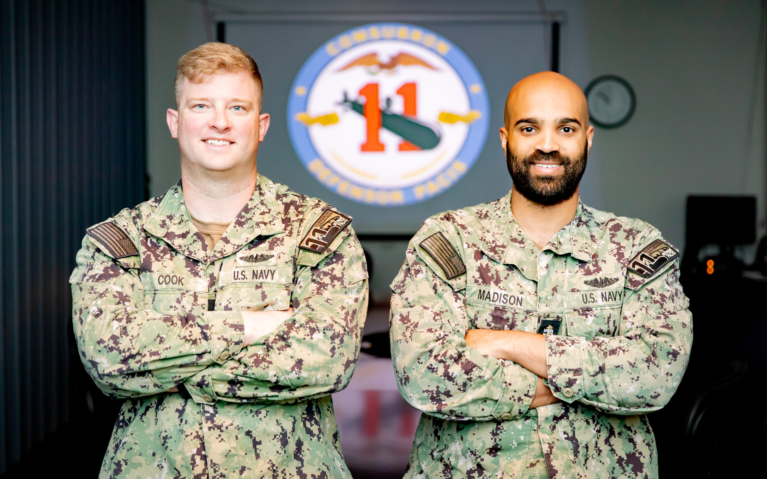 Commander, Submarine Squadron 11 CWO and LDO Portrait Photo