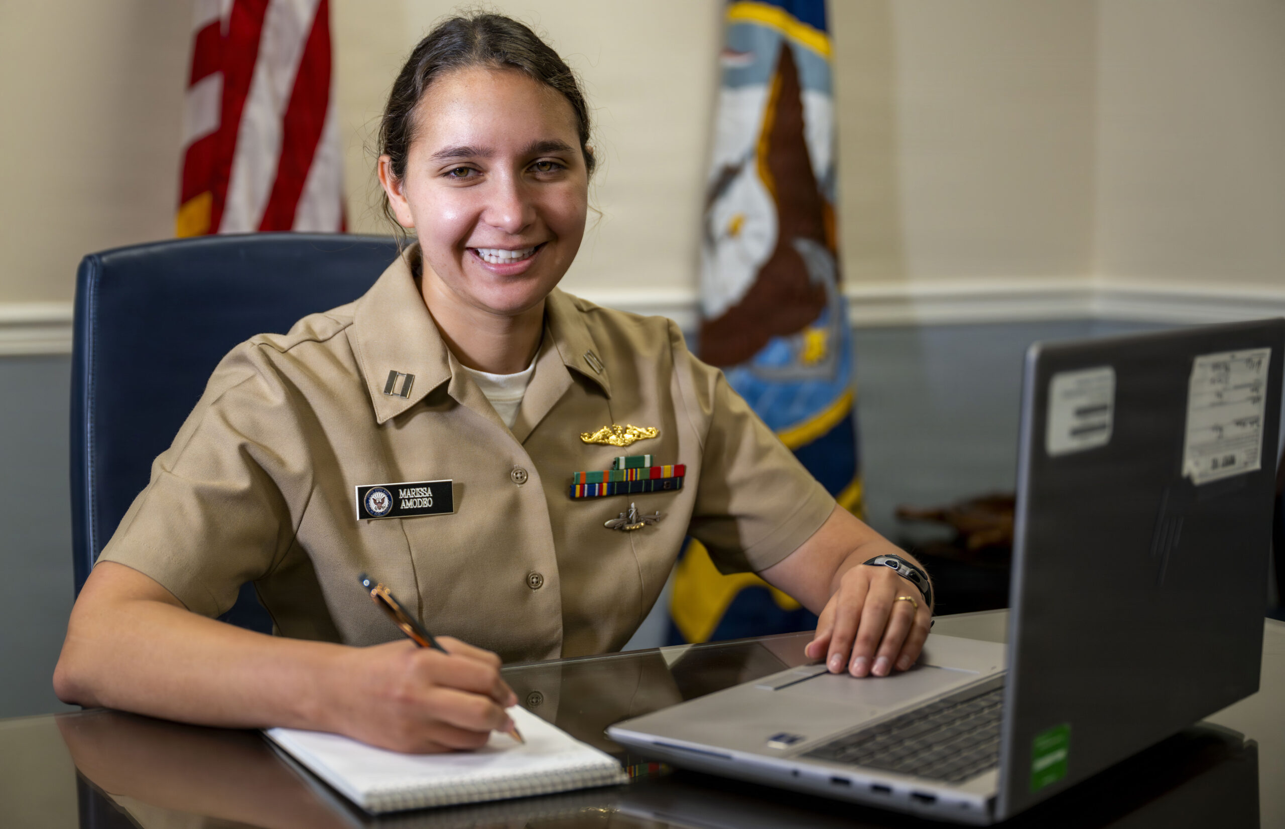 Lt. Marissa Amodeo Environmental portrait