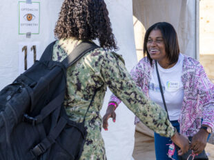 Sisters Reunite at Medical Site in Haiti - CP22