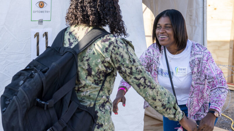 Sisters Reunite at Medical Site in Haiti - CP22