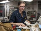 U.S. Navy Sailor Inventories Medical Bag