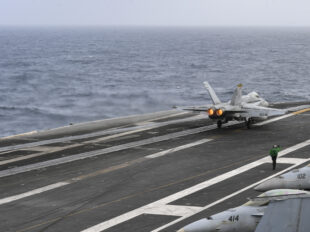 Aircraft Land On Flight Deck